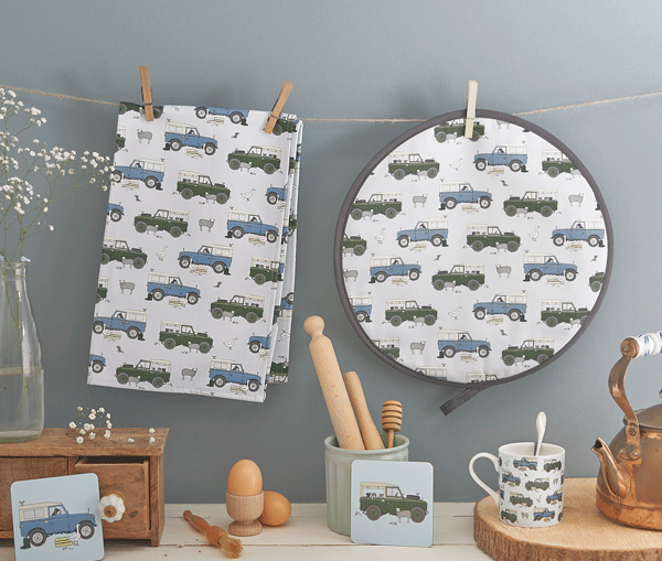 Land Rover Kitchen Collection Aga pad Tea Towel